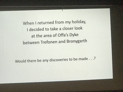 Niall Heaton - guest speaker at the Oswestry Offa's Dyke Collaboratory 2018